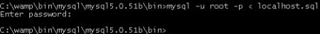 import-mysql-wamp