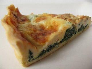 Spinat-Gorgonzola-Quiche