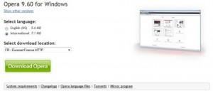 Sortie de Opera 9.60