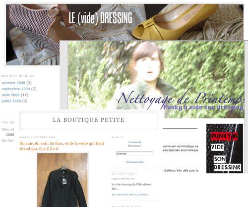 Les vide-dressings des copines