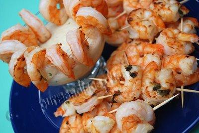 Crevettes grillÉes À la noix de coco