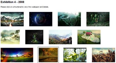 Desktopography, et le wallpaper devient oeuvre-d'art