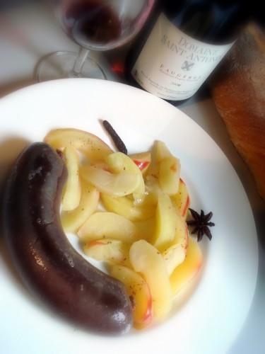 La discrète sensualité du boudin noir aux pommes épicées DSC01255.JPG
