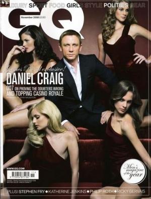 Daniel Craig hyper sexy et charismatique en Une de GQ Daniel Craig en Une de GQ