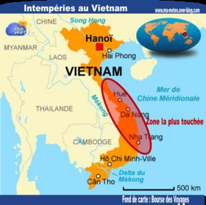 [Vietnam] Le centre du pays frappé par des inondations meurtrières