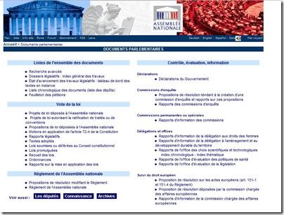 documents assemblee nationale