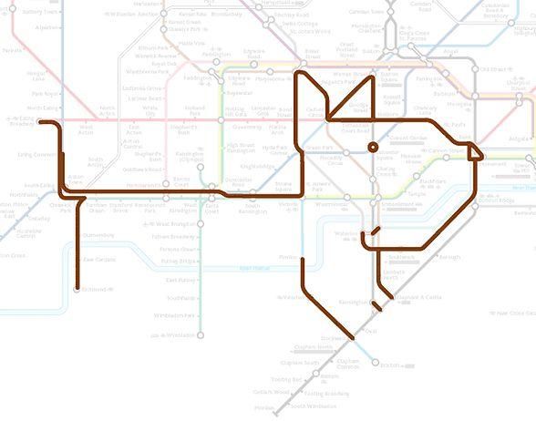 Les animaux du métro de Londres