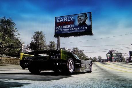 Marketing politique: chaque voix compte. Barack Obama mise aussi sur l'in-game advertising