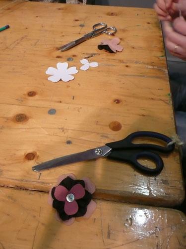 Bilan du salon des loisirs créatifs de Cergy et photos des ateliers ! atelier initiation feutrine