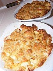Crumble croustillant aux pommes ou aux poires. Crumble croustillant aux pommes ou aux poires.