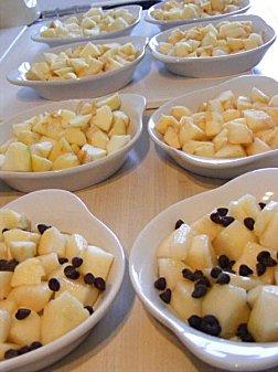 Crumble croustillant aux pommes ou aux poires. Crumble croustillant aux pommes ou aux poires.