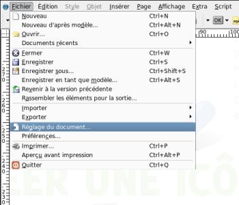 Scribus - Personnaliser le zoom