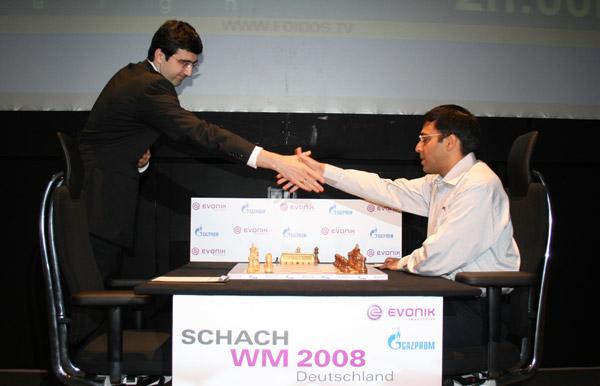 Championnat du Monde Anand-Kramnik Ronde 5 resultat