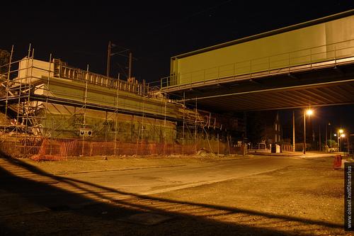 Le chantier du pont SNCF (12 oct.)