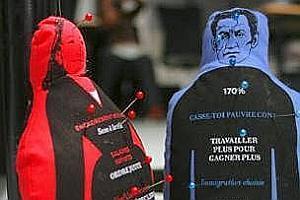 Sarkozy s'en prend aux poupées vaudou à son effigie...