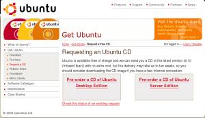 Recevoir gratuitement Ubuntu 8.10 poste