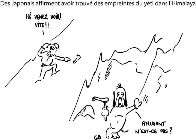 Une image inédite du Yéti! Une image inédite du Yéti!