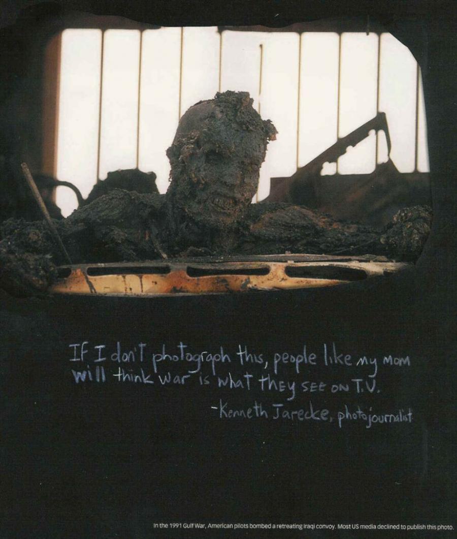 Une image choc de la guerre