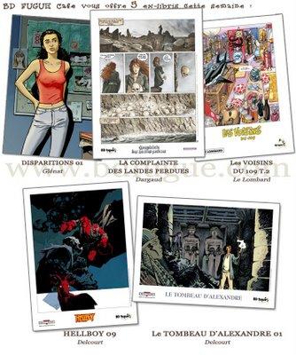 Beaucoup de cadeaux BD Fugue cette semaine !