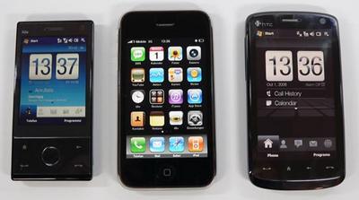 HTC Touch HD sous Windows Mobile HTC Touch HD