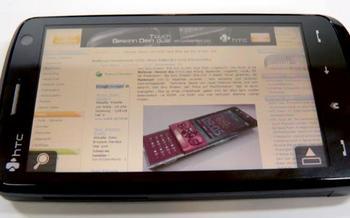 HTC Touch HD sous Windows Mobile HTC Touch HD