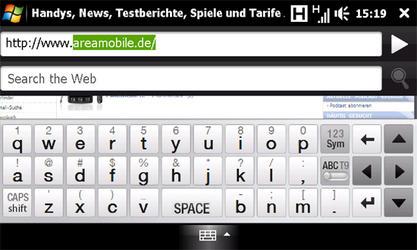HTC Touch HD sous Windows Mobile HTC Touch HD