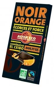 Chocolat Noir Orange BIO Origine : Bolivie - Etikebo
