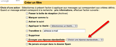 reponses-standardisees GMail répond automatiquement à vos correspondants