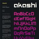 Akashi Typeface Thumbnail