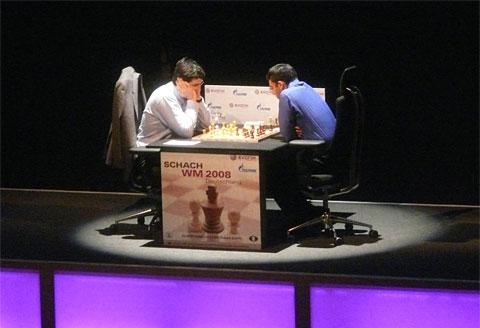 Championnat du Monde Anand-Kramnik Ronde 7 resultat