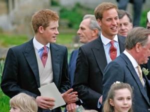 Les Princes Harry et William