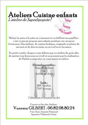Les Ateliers de Saperlipopote !