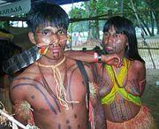 Couple de Karajá (Amazonie)