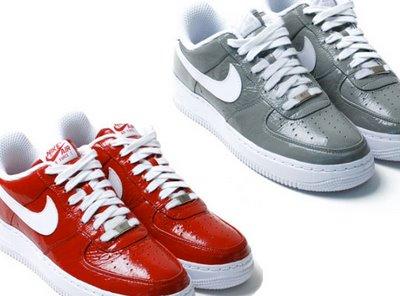 SlamJam x Nike Air Force 1 Red & Grey Colorway