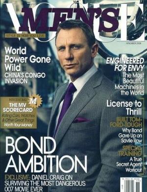 Daniel Craig en une de Men's Vogue 