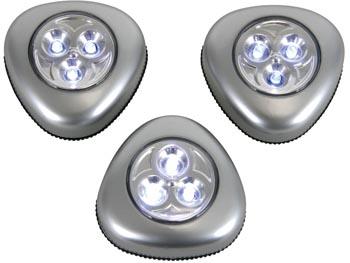 Lampes autoadhesives à 3 leds - Velleman - La Boutique Econologique