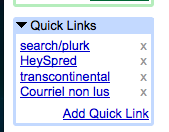 quick-links Gmail est en ébullition depuis l’arrivée de Labs