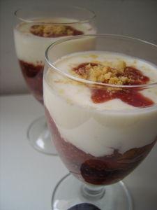 Verrine de figues poÊlÉes au miel et sa crÈme de yaourt IMGP2007