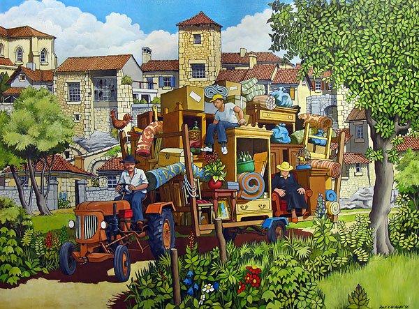 Frank K W Allen Retrospective Perigueux Frank K W Allen - déménagement