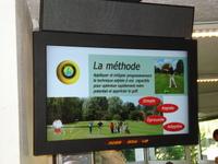 CrossMediaPub, une nouvelle offre d’affichage dynamique étudiée spécifiquement pour les clubs de golf.