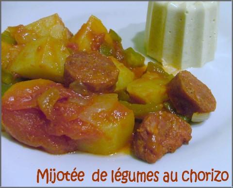 Mijotée minute de légumes & chorizo Mijotée minute de légumes & chorizo