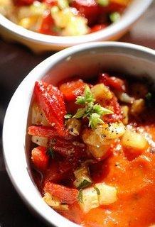 Petit rendez-vous pour visiter les fonds à fond... et soupette à la tomate pour se remettre d'un tel titre !