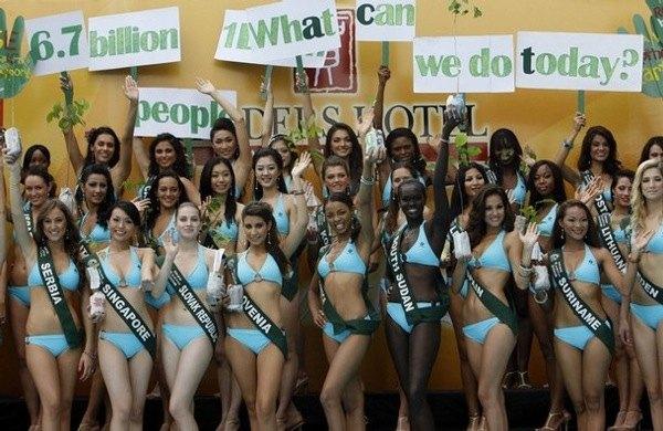 Les candidates de Miss Earth 2008
