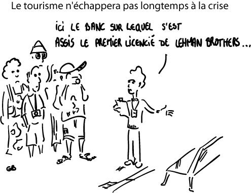 Le tourisme n'échappera pas longtemps à la crise Le tourisme n'échappera pas longtemps à la crise