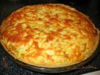 Quiche au crabe et aux légumes