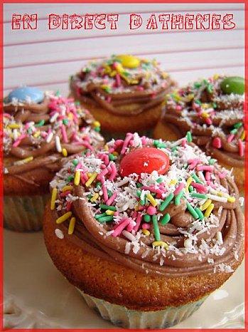 GOURMANDISE : Cupcakes coco-nutella : Pour les gourmands !