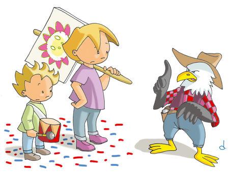 Elections USA 2 : explication de l'aigle Sam aigle_americain