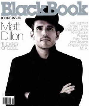 Matt Dillon en Une de Black Book 