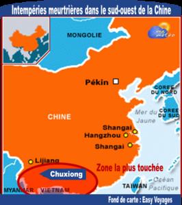 [Chine] Pluies diluviennes et glissements de terrain meurtriers dans le sud-ouest (Yunnan, Guangxi)