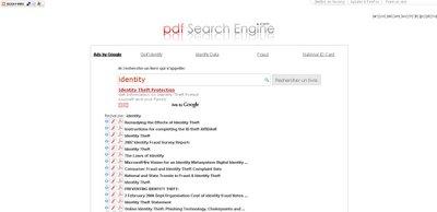 Search Engine pour recherche